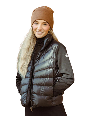 Nicsessories The Monochrome Swarovski Beanie FW24 myselflingerie.com